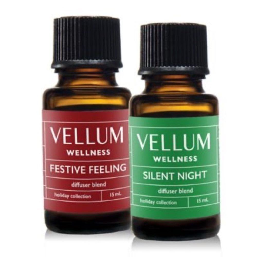 Vellum Wellness 2-Piece Holiday Diffuser Blend Duo